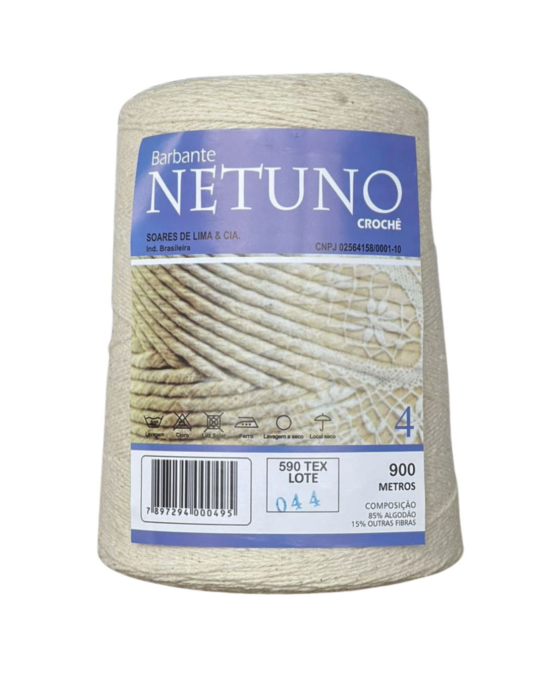 3mm 4mm 5mm 6mm (8) Barbante Netuno Crochê - Imagem 1