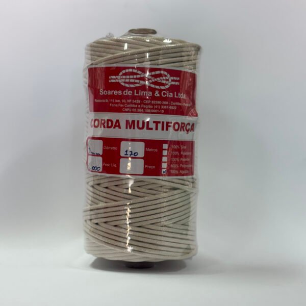 Corda Multiforça Algodão 3mm - por metro