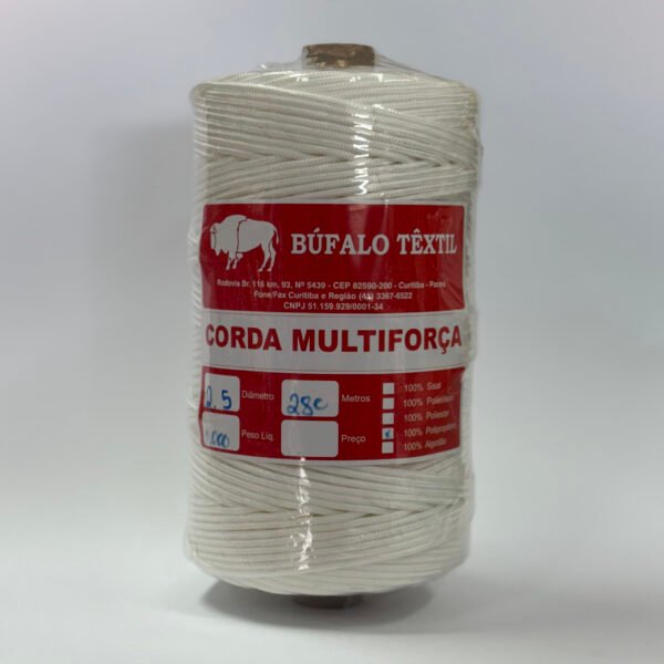 Corda Multiforça Polipropileno/metro - 2,5 mm