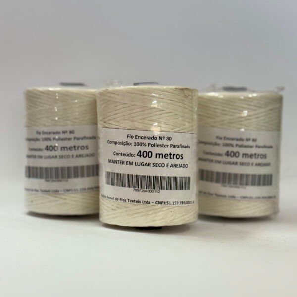 Fio Encerado N° 80 - 100% Poliester