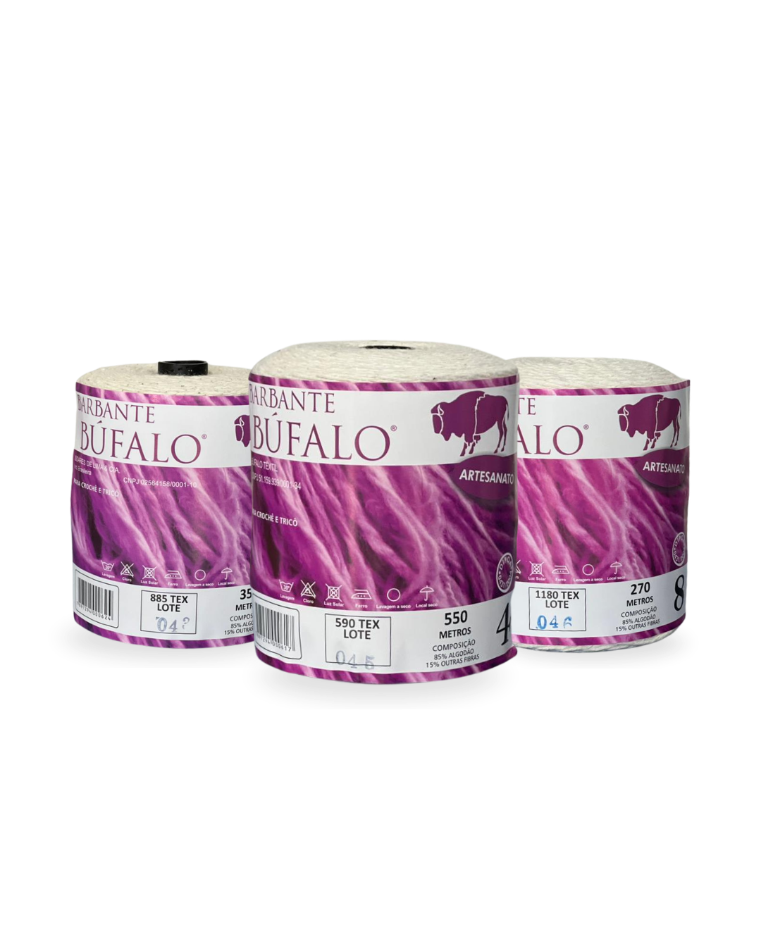 3mm 4mm 5mm 6mm (14) Barbante Bufalo Art. 350g - Imagem 1